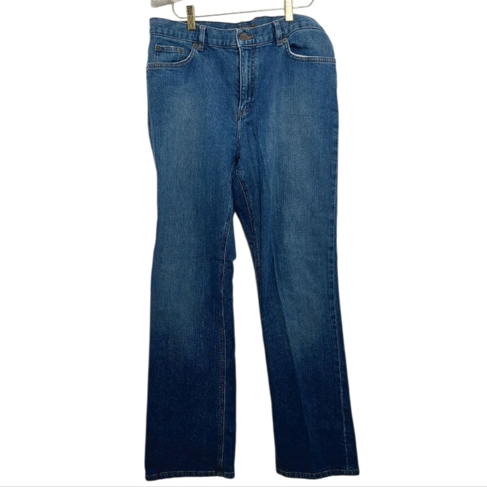 Ralph Lauren Women's Size 12 Jeans Demin Blue Y2K Bootcut